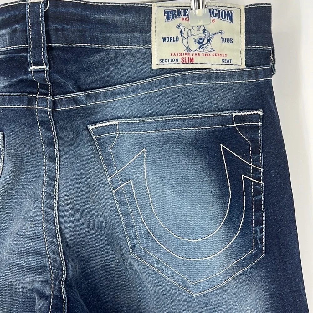 True religion slim straight faded Size 36 Jeans